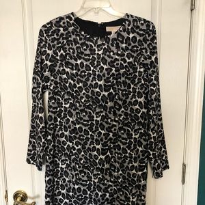 Leopard print MK dress